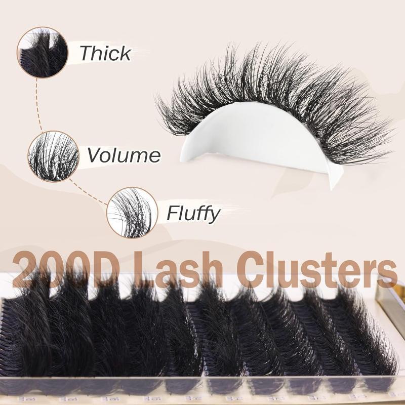 Eyelash Extension Cluster - 새로운 풍성하고 두꺼운 속눈썹 클러스터 DIY