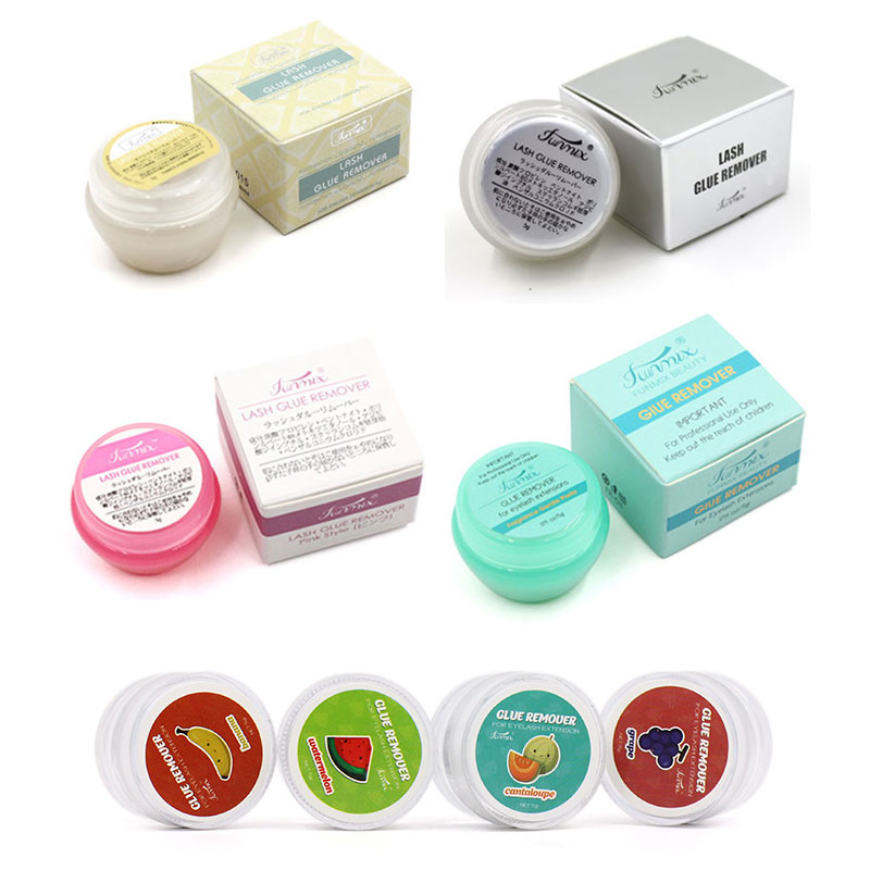 Eyelash Extension Remover Gel - 10pcs 과일 맛 속눈썹 접착제 리무버