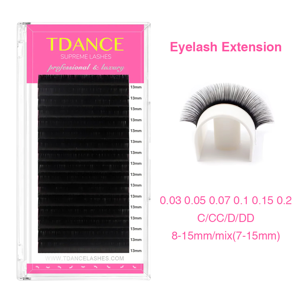 Eyelash Extension Korea - TDANCE 속눈썹 연장 16Rows 한국 PBT