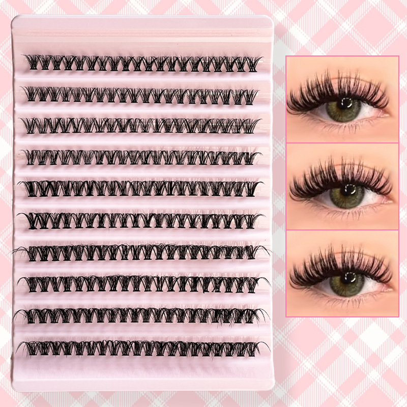 개별 속눈썹 속눈썹 클러스터 8-16mm 200개 자연 - Eyelash Extension Cluster 리뷰 및 가격