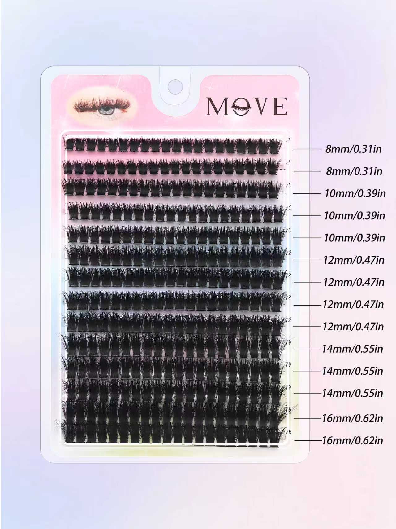 280개 클러스터 속눈썹 D컬 풍성한 개별 인조 속눈썹 - Eyelash Extension Cluster 리뷰 및 가격
