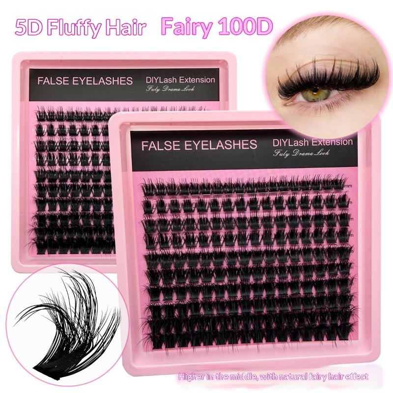 8~16mm D컬 플러피 래쉬 클러스터 밍크 볼륨 속눈 - Eyelash Extension Cluster 리뷰 및 가격