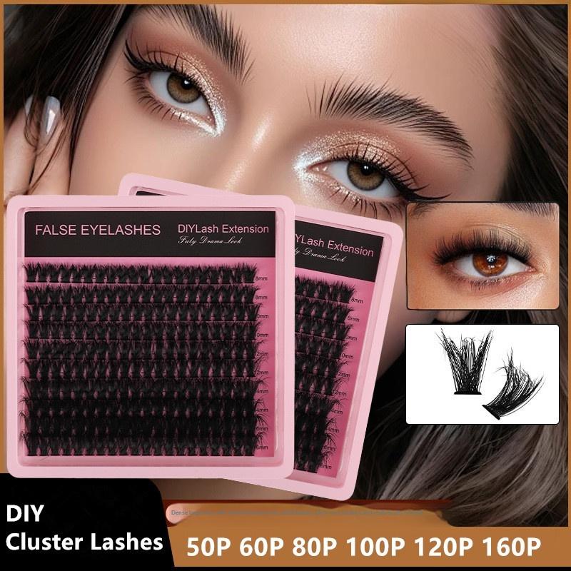 8~16mm D컬 플러피 래쉬 클러스터 밍크 볼륨 속눈 - Eyelash Extension Cluster 리뷰 및 가격
