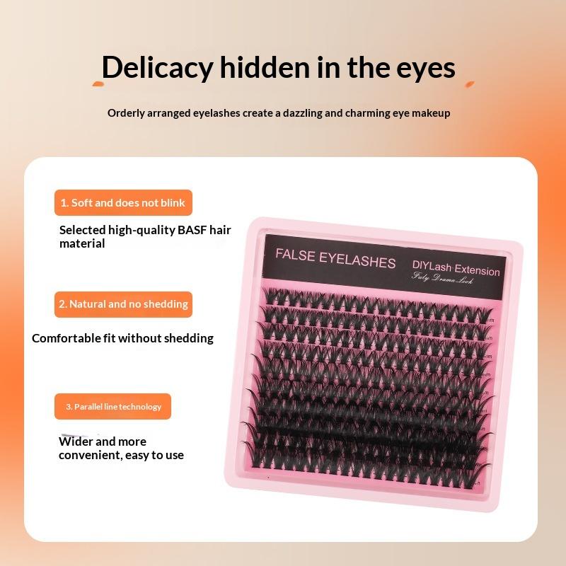 8~16mm D컬 플러피 래쉬 클러스터 밍크 볼륨 속눈 - Eyelash Extension Cluster 리뷰 및 가격
