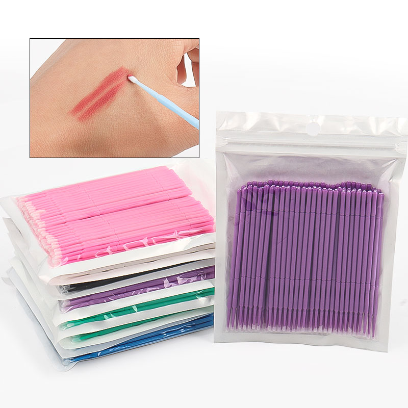 100개/봉지 대나무 속눈썹 연장 클리닝 면봉 래쉬 리 - Eyelash Extension Last 리뷰 및 가격
