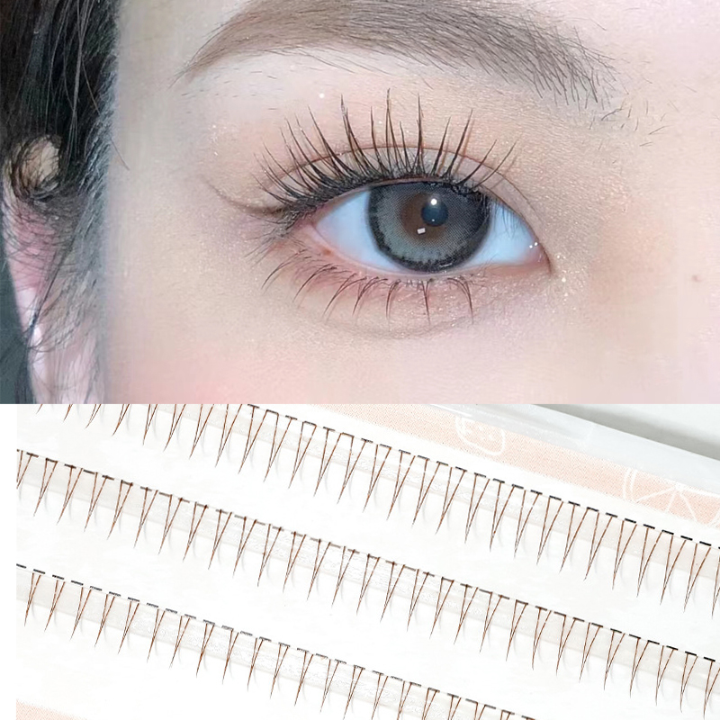 J 컬 V 모양 속눈썹 아래 만화 눈 속눈썹 자연 아래 - Eyelash Extension Korea 리뷰 및 가격