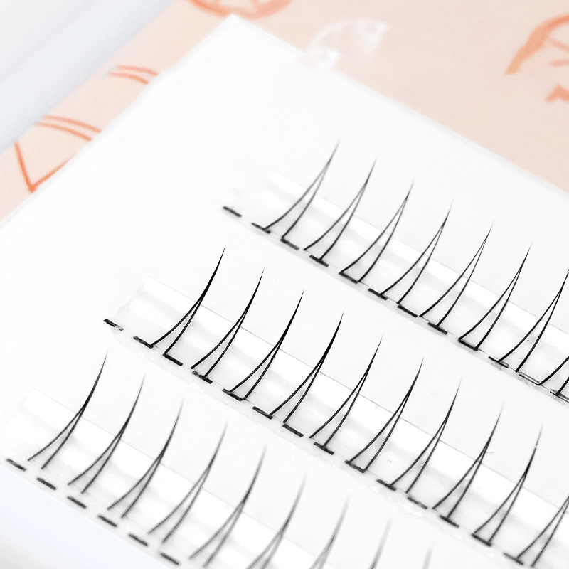 J 컬 V 모양 속눈썹 아래 만화 눈 속눈썹 자연 아래 - Eyelash Extension Korea 리뷰 및 가격