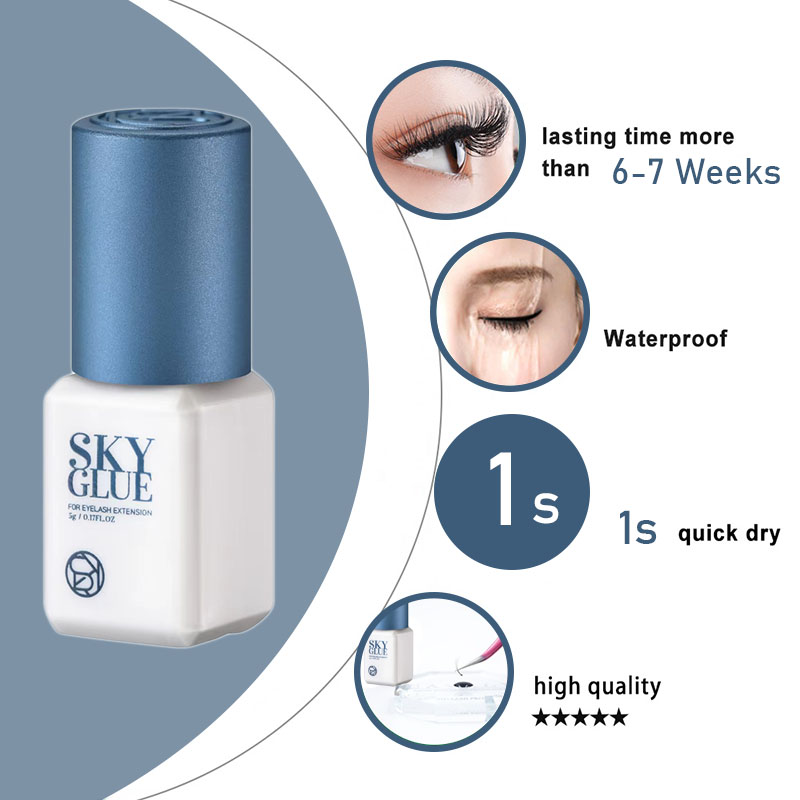 속눈썹 연장을위한 10 병 SKY 접착제 한국 5ml  - Eyelash Extension Korea 리뷰 및 가격