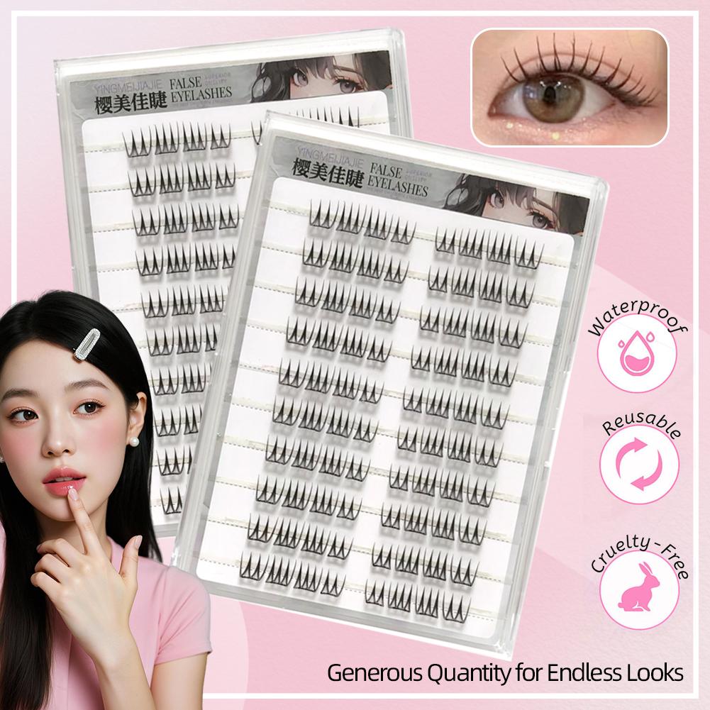 U자형 무접착 인조 속눈썹 대용량 한국 스타일 투명 단 - Eyelash Extension Korea 리뷰 및 가격