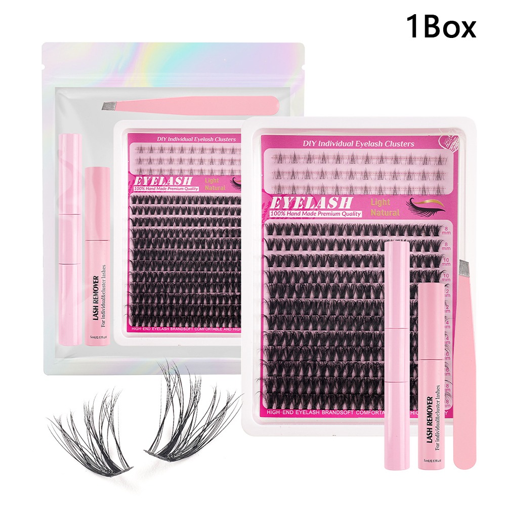 8-18mm 길이의 자연스러운 속눈썹, 가벼운 스타일  - Eyelash Extension Cluster 리뷰 및 가격