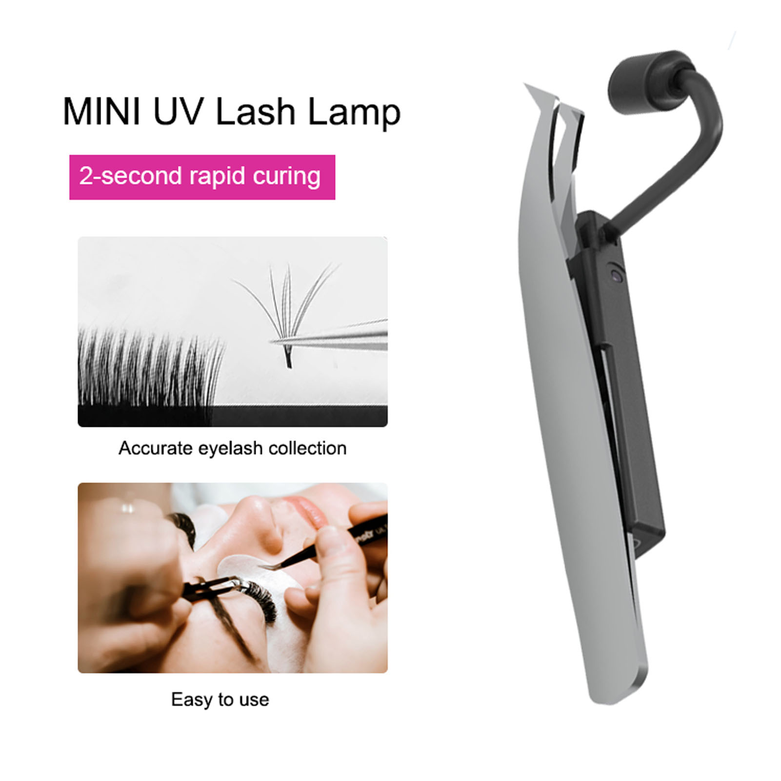 LED 속눈썹 램프 1W 395nm 빠른 접착제 경화  - Eyelash Extension Last 리뷰 및 가격