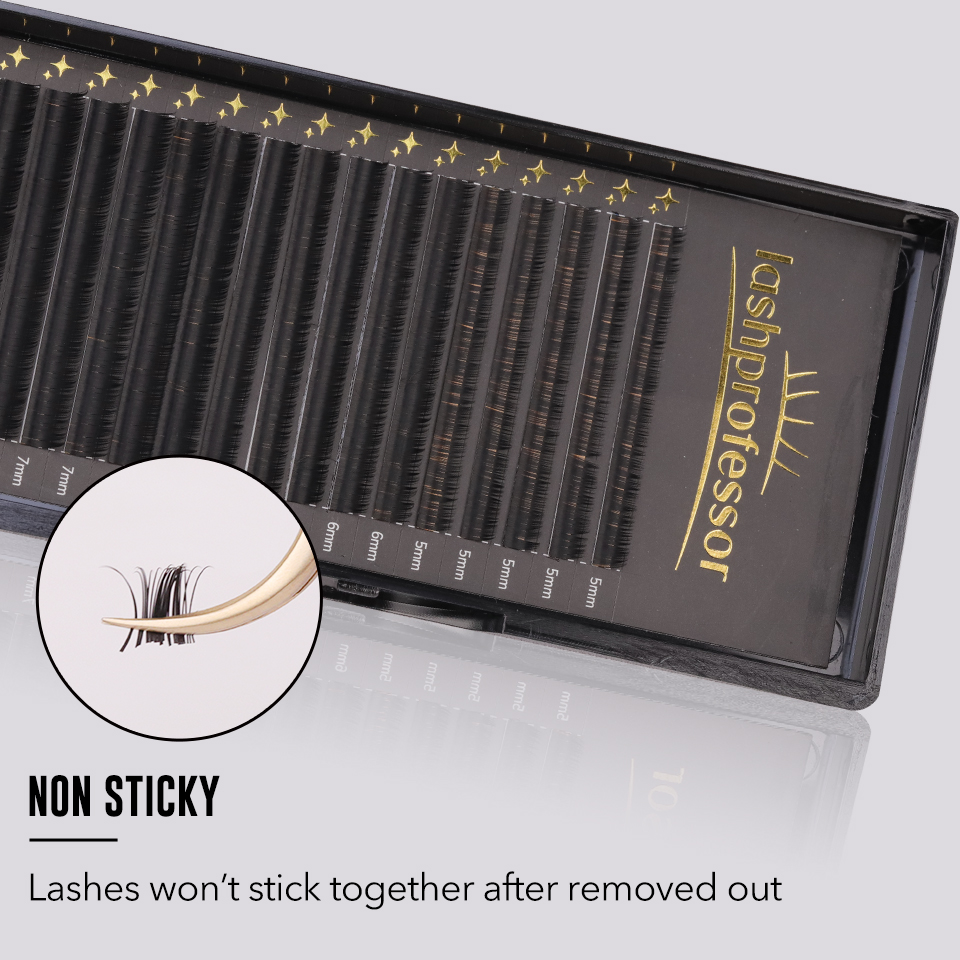 래쉬프로페서 인조 밍크 블랙 개별 속눈썹 연장 5-20 - Eyelash Extension Korea 리뷰 및 가격