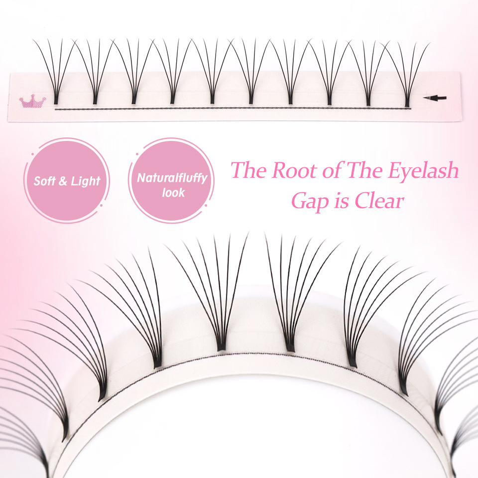 루자드 프리메이드 볼륨 팬즈 숏 스템 러시안 볼륨 속눈 - Eyelash Extension Korea 리뷰 및 가격